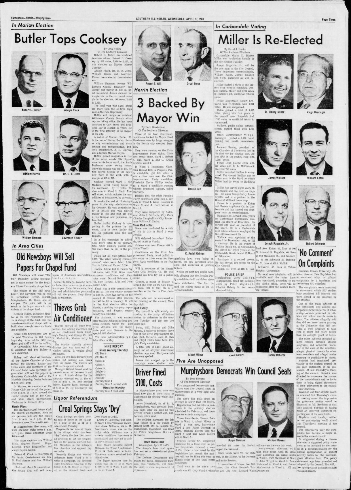 The Southern Illinoisan - April 17, 1963
